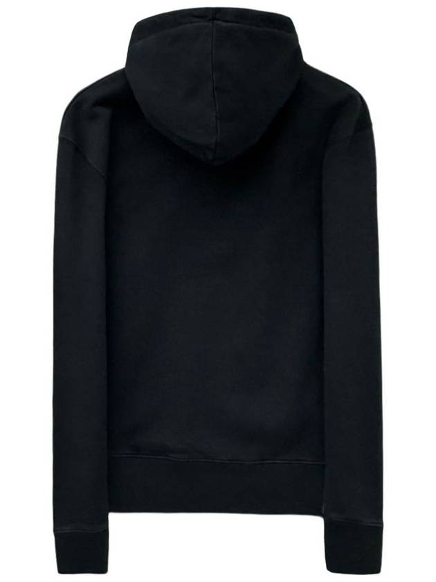 Chillax Fox Patch Classic Hoodie Black - MAISON KITSUNE - BALAAN 3