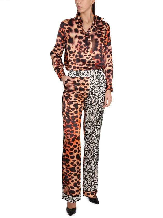 MORAY EEL PRINT PANTS - ROBERTO CAVALLI - BALAAN 2