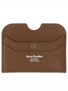 Silver Logo Card Wallet Brown - ACNE STUDIOS - BALAAN 2