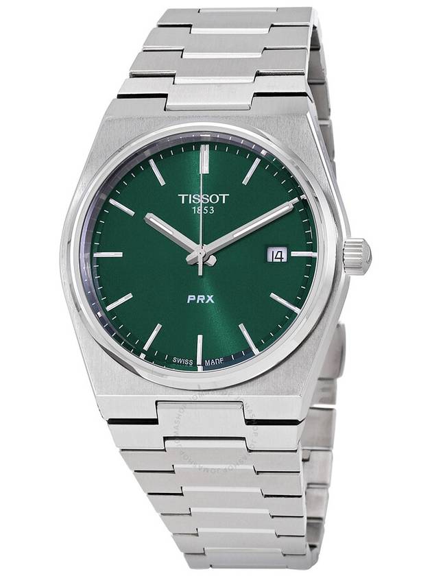 Tissot PRX T-Classic Quartz Green Dial Men's Watch T1374101109100 - TISSOT - BALAAN 1