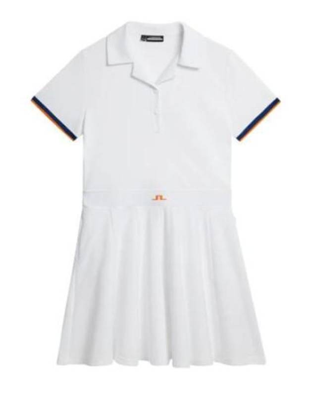 Women's Dagmar Short Dress White - J.LINDEBERG - BALAAN 2