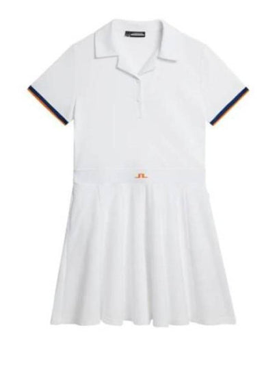 Women's Dagmar Short Dress White - J.LINDEBERG - BALAAN 2