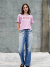 Love Song Half_Sleeve T shirt_Pink - SORRY TOO MUCH LOVE - BALAAN 4