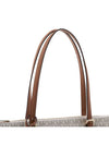 Jet Set Signature Logo Pendant Tote Bag Vanilla - MICHAEL KORS - BALAAN 9