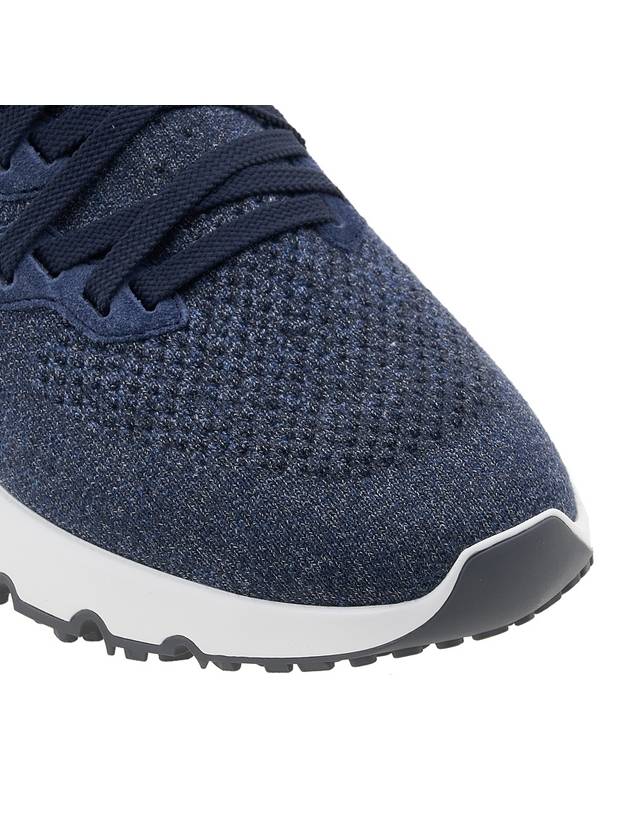 Stretch Knit Low Top Sneakers Blue - BRUNELLO CUCINELLI - BALAAN 10