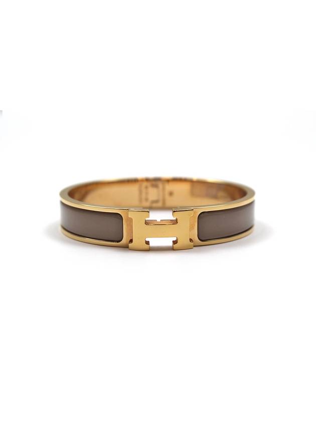 Click Asche Maronne Glace Gold GM Bracelet H700001F - HERMES - BALAAN 1