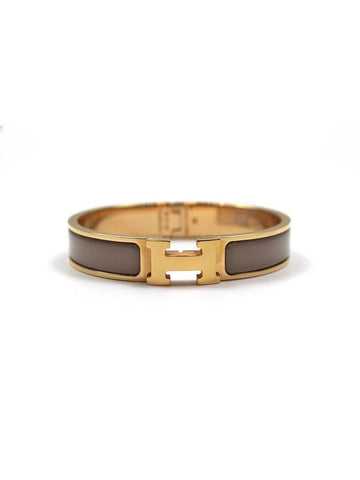 Click Asche Maronne Glace Gold GM Bracelet H700001F - HERMES - BALAAN 1