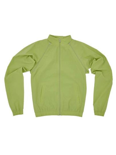 Men's Nylon Track Jacket Green - ELWKSTUDIO - BALAAN 2