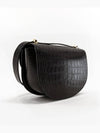 Geneve Quilted Crocodile Shoulder Bag Black - A.P.C. - BALAAN 4