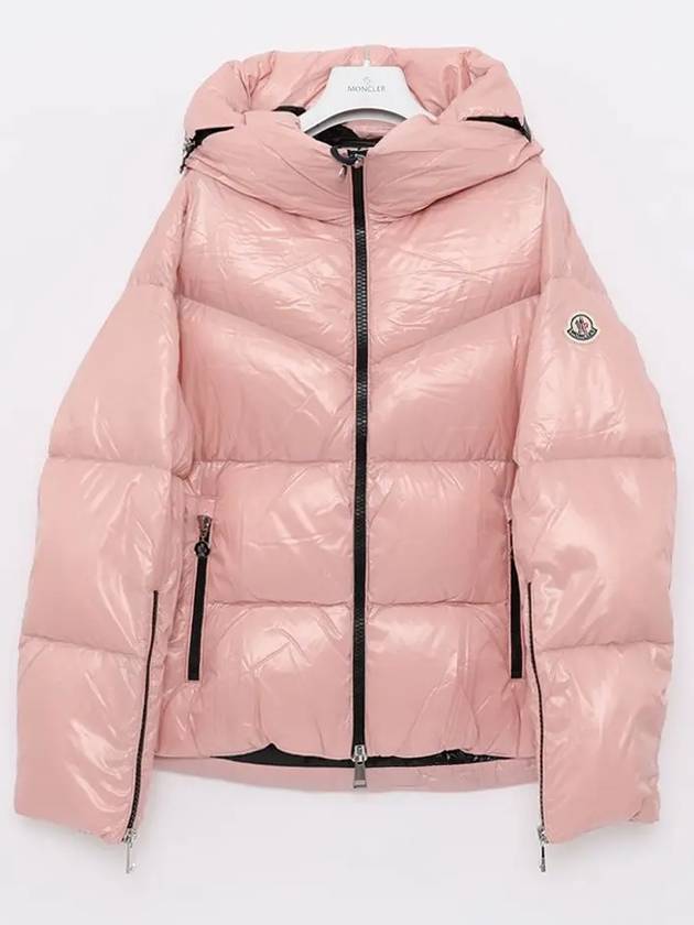 Women's Huppe Short Down Padding Light Pink - MONCLER - BALAAN 4