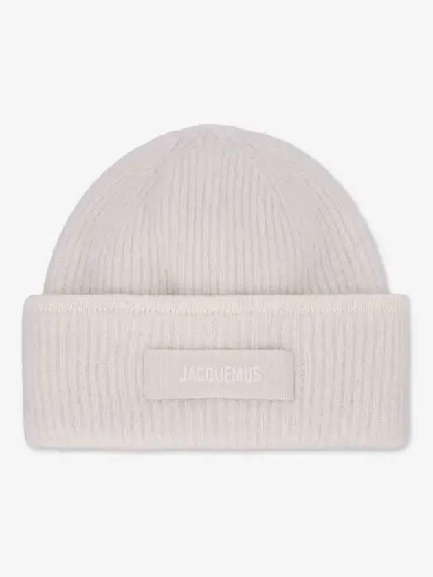 The Gros Grain Beanie Off White - JACQUEMUS - BALAAN 2