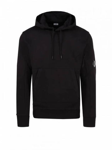 Lens Wappen Pocket Hoodie Black - CP COMPANY - BALAAN 1