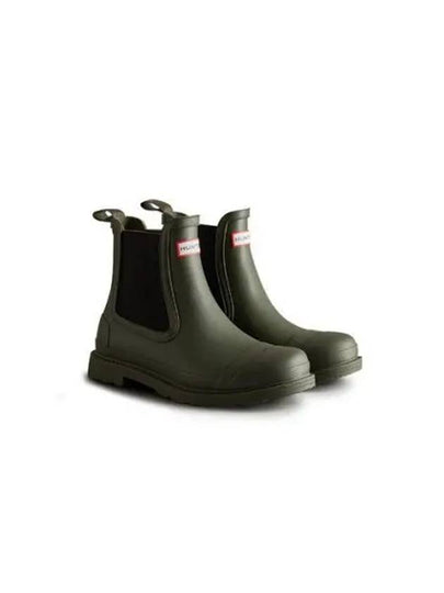 Men's Command Chelsea Rain Boots Dark Olive - HUNTER - BALAAN 2