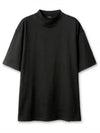 Cotton Crew Neck Short Sleeve T-Shirt Black - BALENCIAGA - BALAAN 2