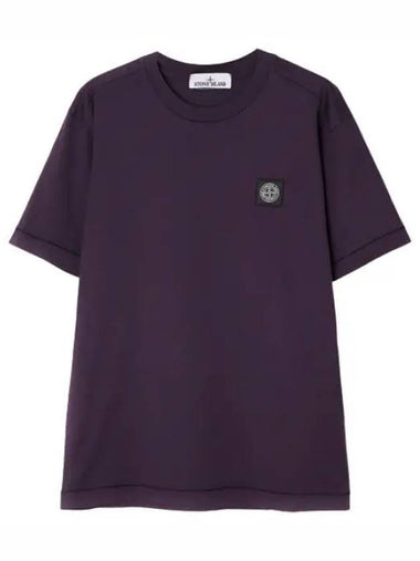 Cotton jersey short sleeve t shirt slim fit - STONE ISLAND - BALAAN 1