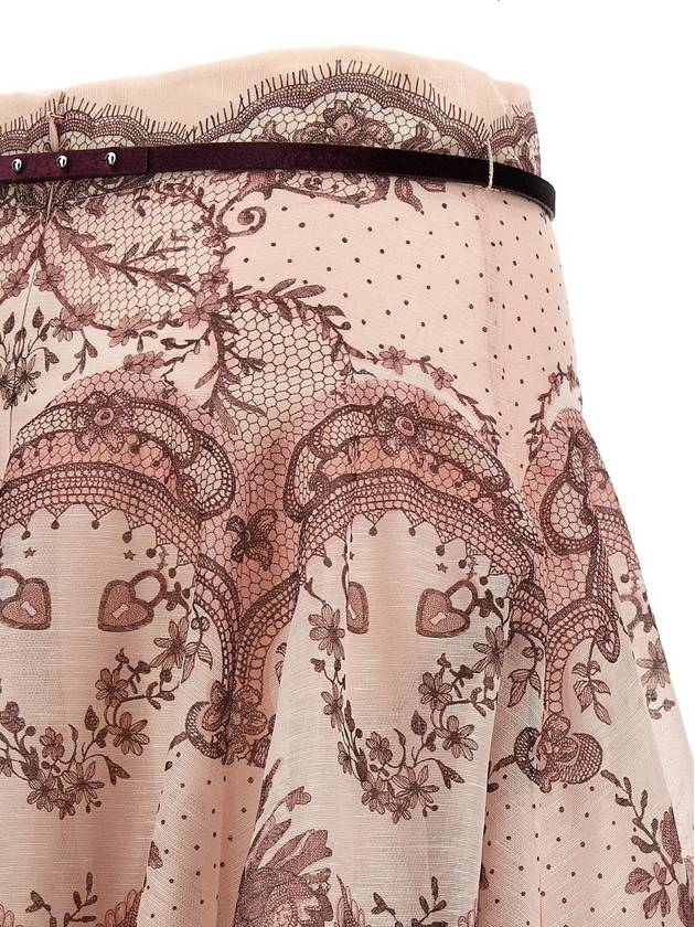 Zimmermann 'Crush Flared Midi' Skirt - ZIMMERMANN - BALAAN 4