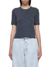 Washed Lambswool Crewneck Knit Top Grey - MAISON MARGIELA - BALAAN 6