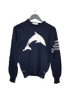 Dolphin Classic Crew Neck Pullover Knit Top - THOM BROWNE - BALAAN.