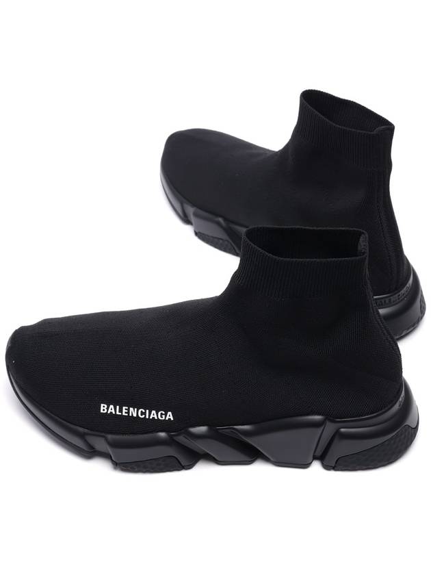 Men's Speed Recycle Knit High-Top Sneakers Black - BALENCIAGA - BALAAN 7