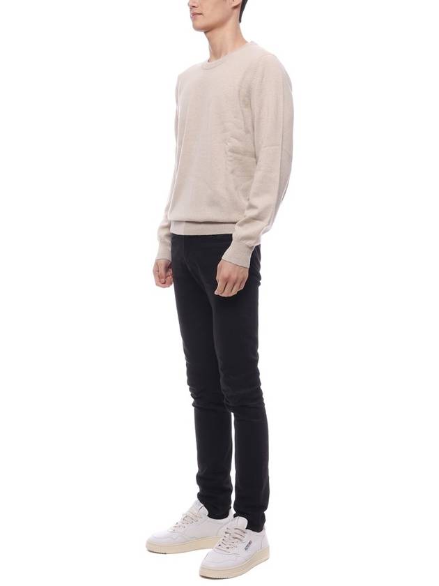 Pure Cashmere Crew Neck Knit Top Beige - BRUNELLO CUCINELLI - BALAAN 5