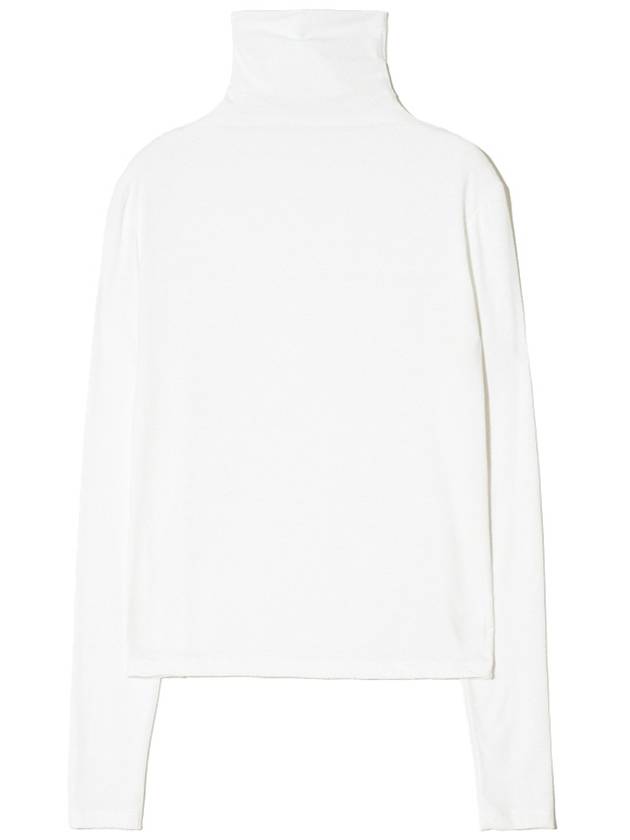 Soft turtleneck neck polar t shirt white - LESEIZIEME - BALAAN 3