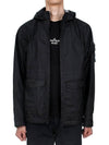 Membrana 3L TC Hooded Jacket Black - STONE ISLAND - BALAAN 4