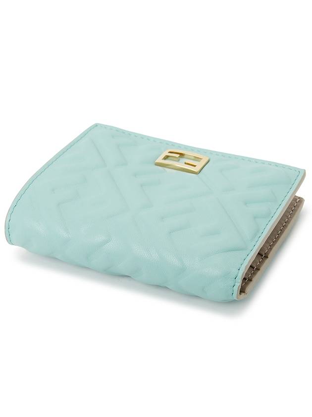 Wallet 8M0506AT00 F1PQI Light Blue - FENDI - BALAAN 4