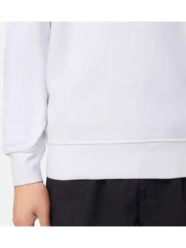 Wappen Patch Garment Dyed Sweatshirt White - STONE ISLAND - BALAAN 5