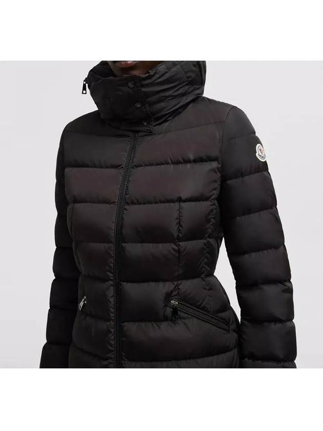 Women's Flammette Long Down Padding Black - MONCLER - BALAAN 6