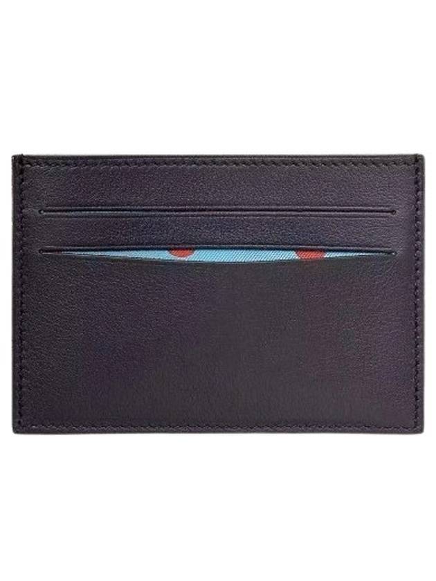 Citizen Twill Leather Card Wallet Blue Indigo - HERMES - BALAAN 3