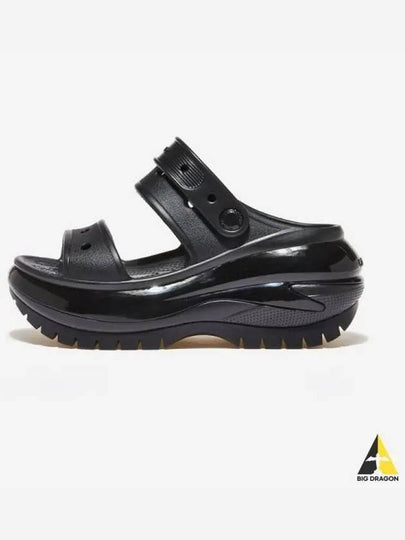 Classic Mega Crush Sandals BLACK - CROCS - BALAAN 1