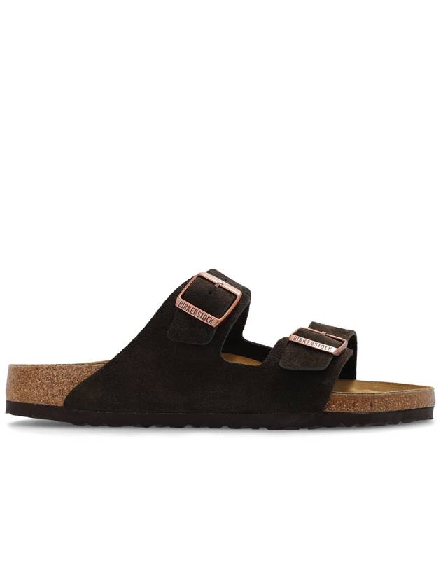 Arizona Suede Slippers Brown - BIRKENSTOCK - BALAAN 2