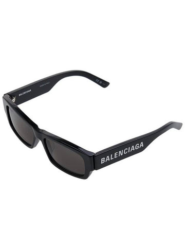 Acetate Rectangular Frame Sunglasses Black - BALENCIAGA - BALAAN 1