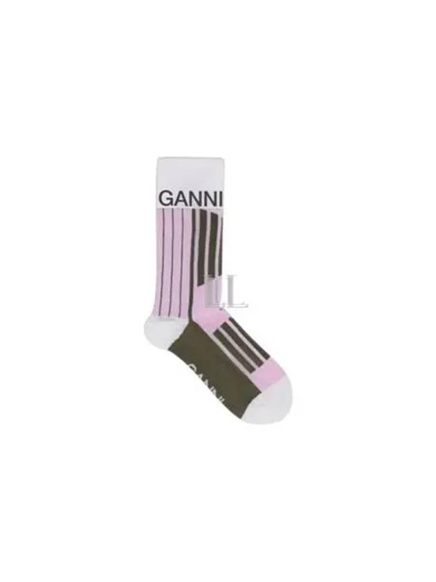 Sporty Socks Light Lilac - GANNI - BALAAN 2