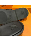 Men's Sandals Monogram Denim Black Mules - LOUIS VUITTON - BALAAN 7