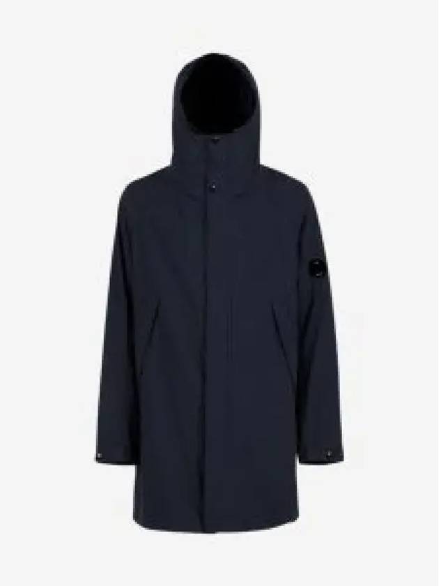 Shell R Lens Wappen Hood Parka Navy - CP COMPANY - BALAAN 2