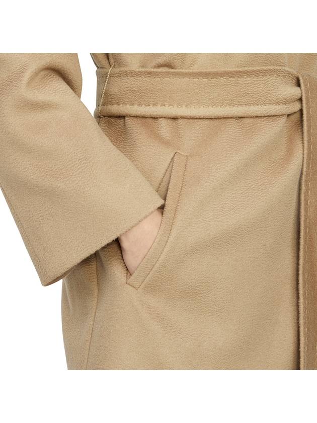 Newmang Hooded Single Coat Beige - MAX MARA - BALAAN 8