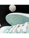 CC Logo Low Top Sneakers Mint - CHANEL - BALAAN 10