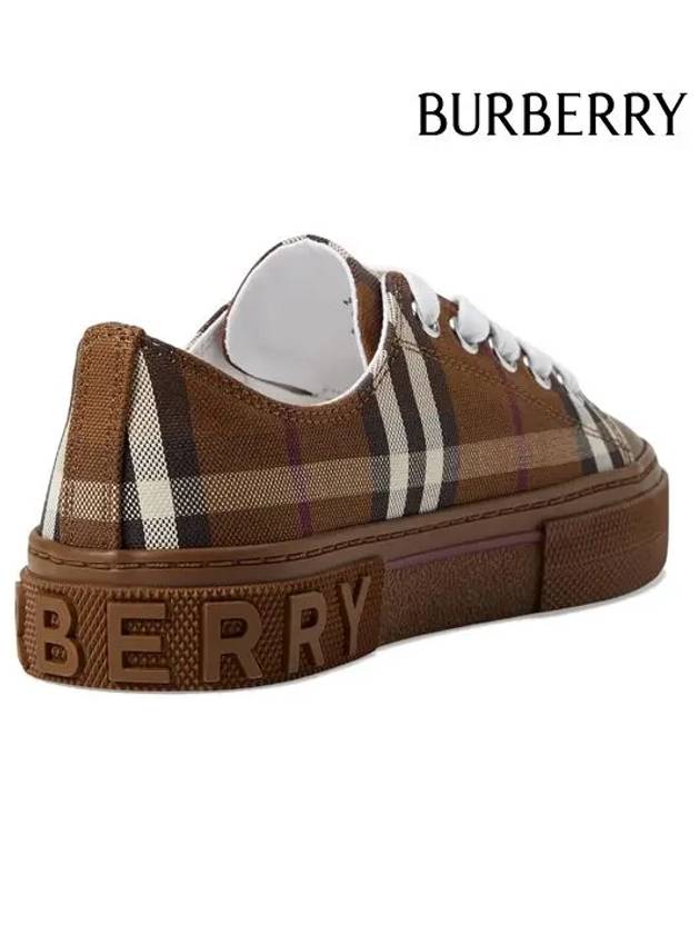 Kids Check Logo Sneakers Burch Brown - BURBERRY - BALAAN 4