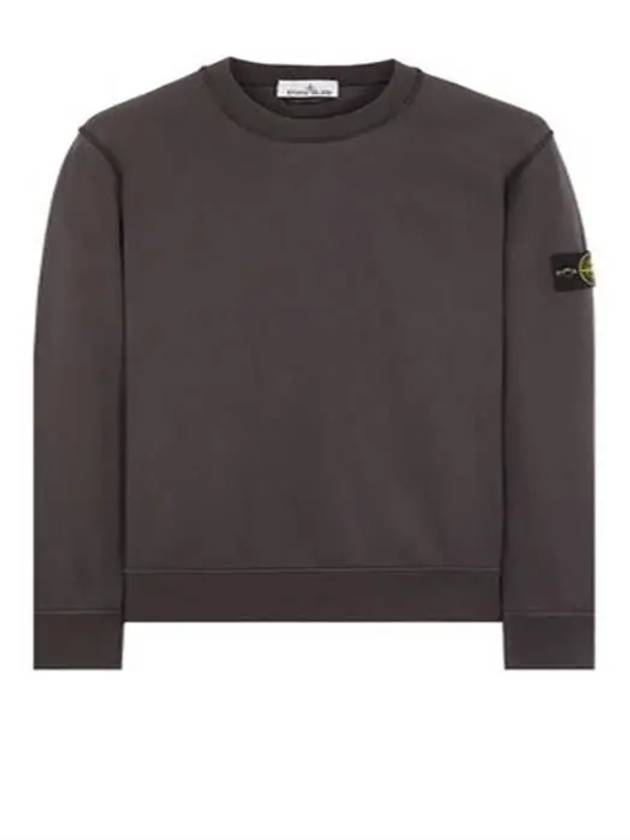 Wappen Patch Garment Dyed Sweatshirt Charcoal - STONE ISLAND - BALAAN 2