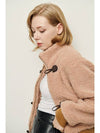 Women's Shearling Fur Jacket Beige - PRETONE - BALAAN 7