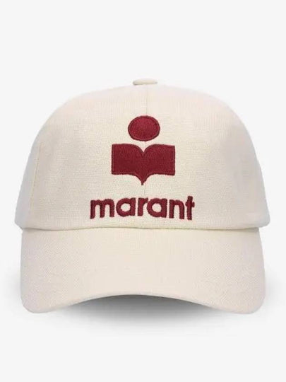 Tyron Embroidered Logo Ball Cap Ivory - ISABEL MARANT - BALAAN 2