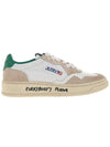 Medalist Green Tab Low Top Sneakers White - AUTRY - BALAAN 3