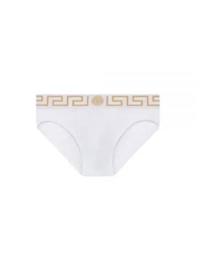 Greca Border Briefs White - VERSACE - BALAAN 2