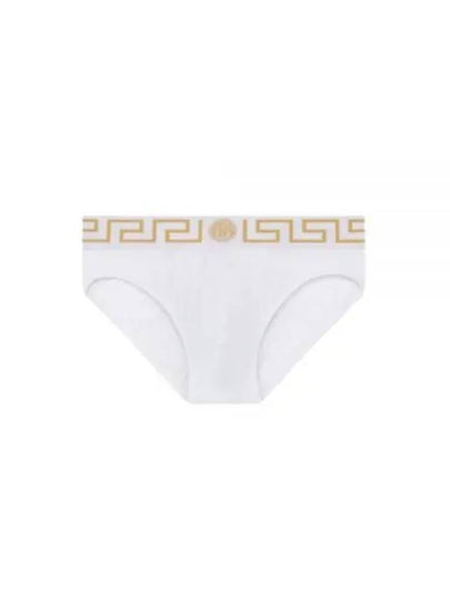 Greca Border Briefs White - VERSACE - BALAAN 2