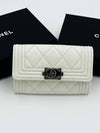 Women s Card Wallet White A80603 - CHANEL - BALAAN 8