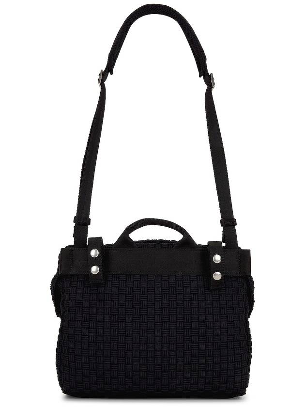 Postino Intrecciato Cross Bag Black - BOTTEGA VENETA - BALAAN 3