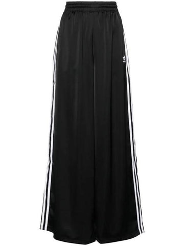 Satin Wide Pants Black - ADIDAS - BALAAN 1