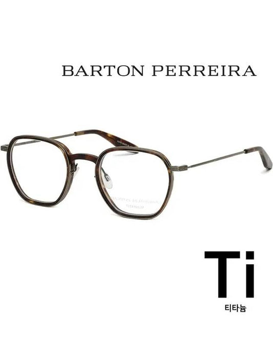 Titanium Glasses Frame BP5044 1IR Soltex Horned OGDEN - BARTON PERREIRA - BALAAN 1