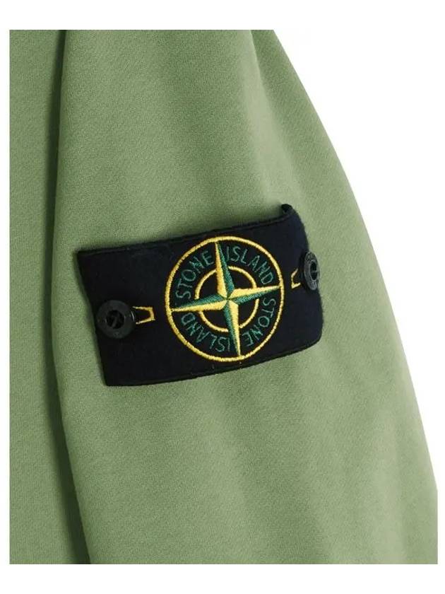 Wappen Patch Crew Neck Sweatshirt Light Green - STONE ISLAND - BALAAN 4